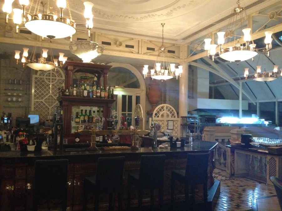 The bar in the lobby