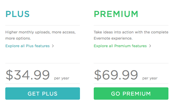 Two subscription plans