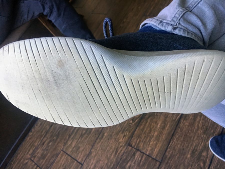 a close up of a shoe