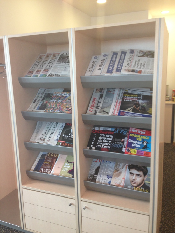 Free magazines and newspapers