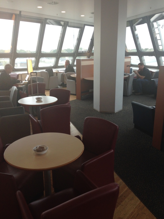 Air France lounge seating area