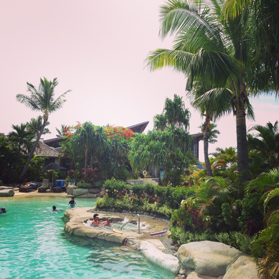 One of the pools at the Radisson Blu Fiji Resort