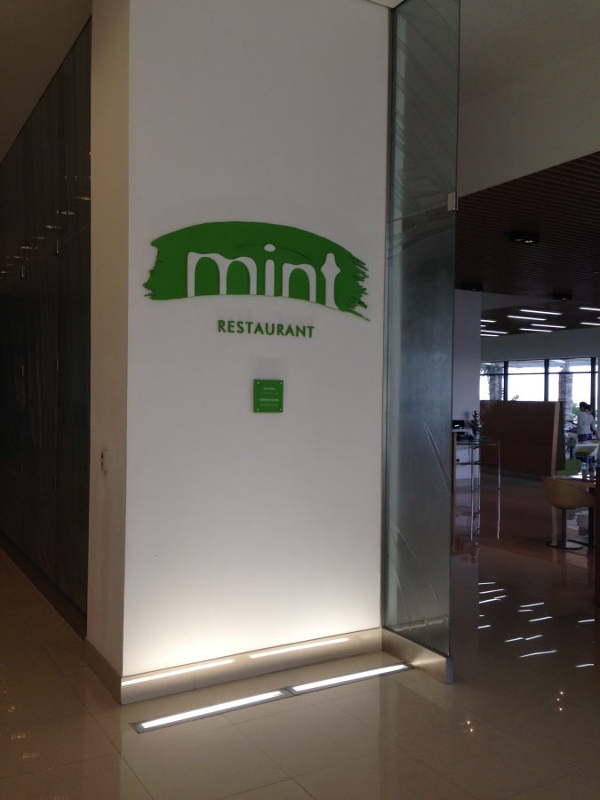Entrance to Mint Restaurant