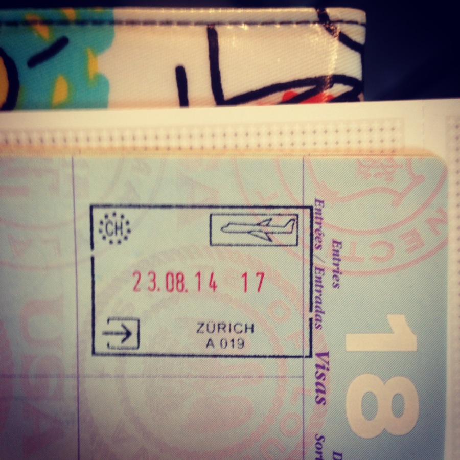 New passport stamp