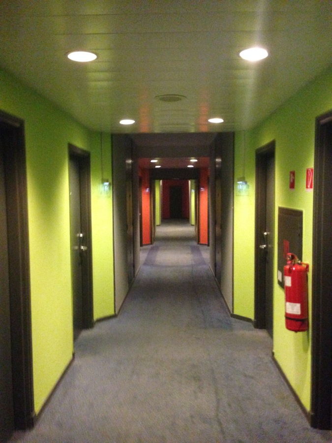 Hallways at the Park Inn Danube