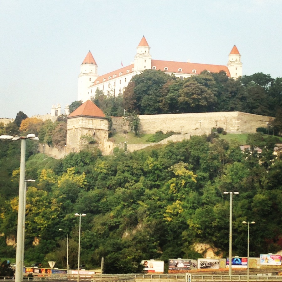 Hrad Castle just across the way