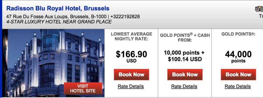 ~$350 for 2 nights in Brussels
