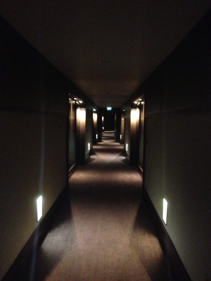 Hallway leading to Room 218