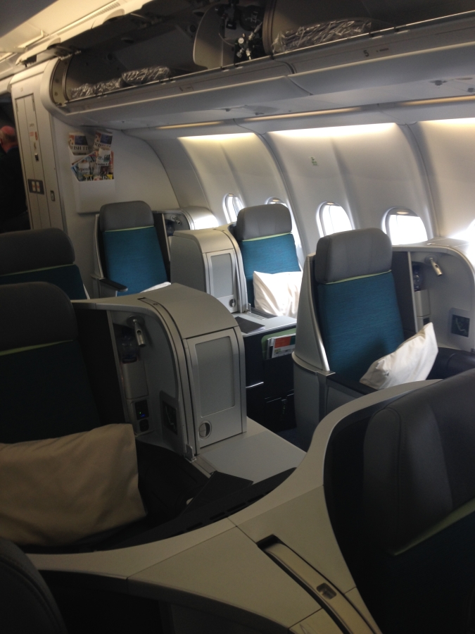 More of the biz class cabin and seats