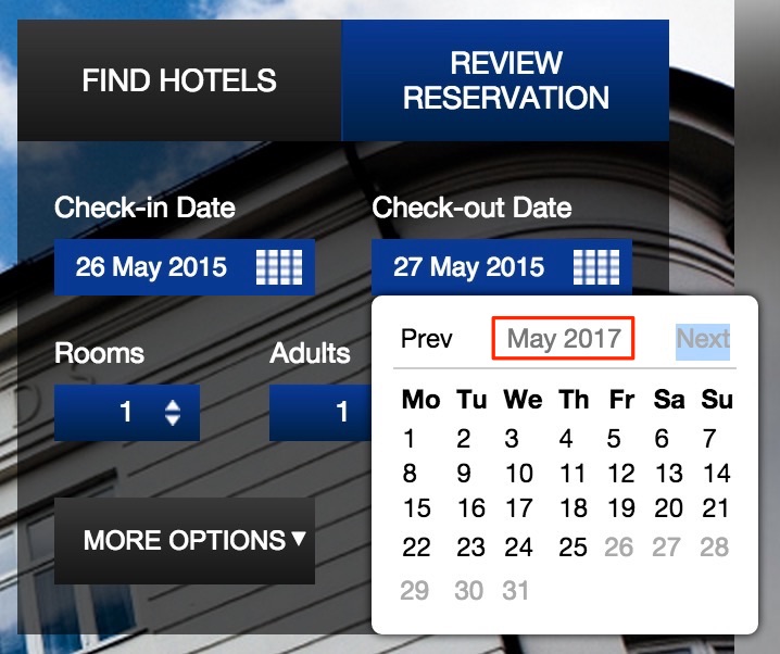 Some hotels are bookable for nearly 2 years out - burn now!