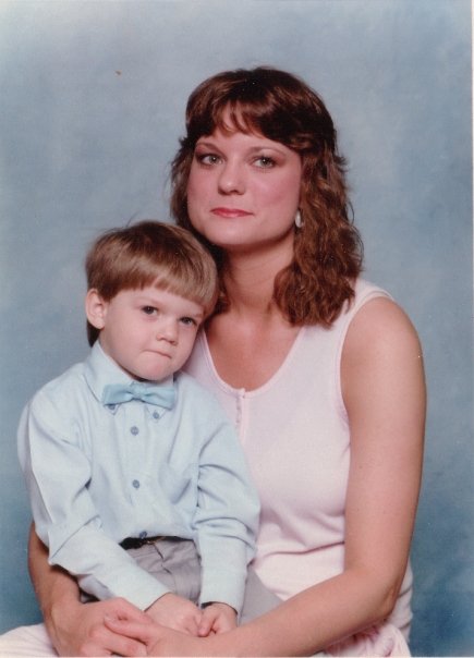Me and my Mom in 1989. She was a single parent at the time
