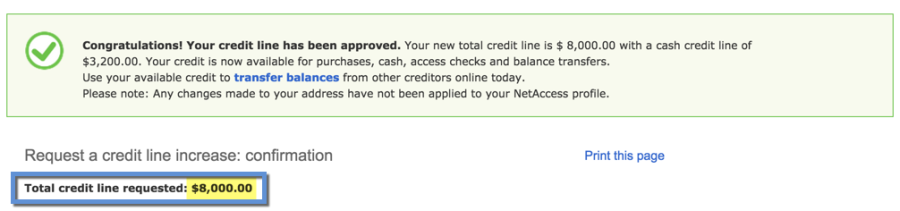 Instantly approved for new credit