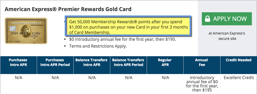 50K Membership Rewards points