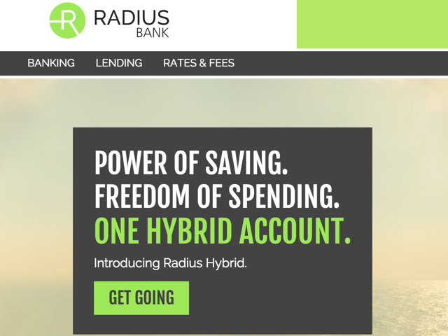 Radius Bank has a really similar account