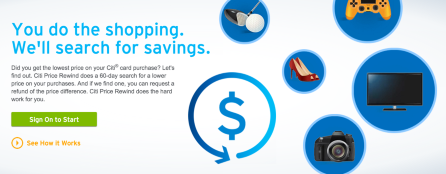 Save up to $1,200 a year ($300 per claim) with Citi Price Rewind