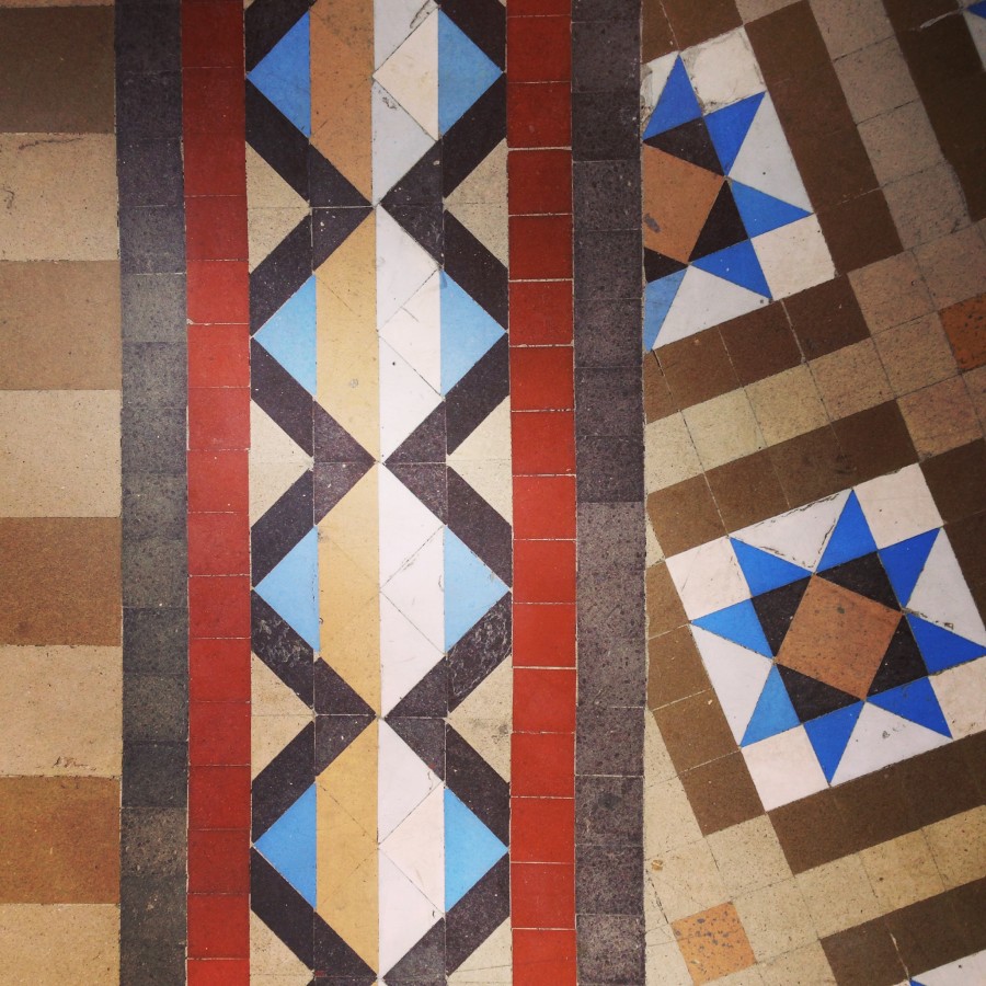 Even the tiles were beautiful