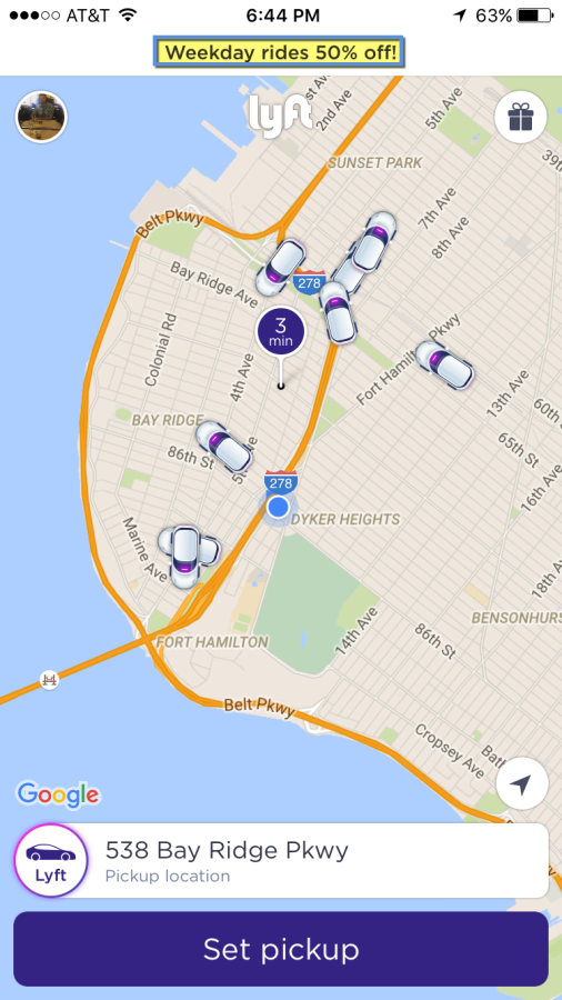 Not seeing a Lyft drought in Brooklyn