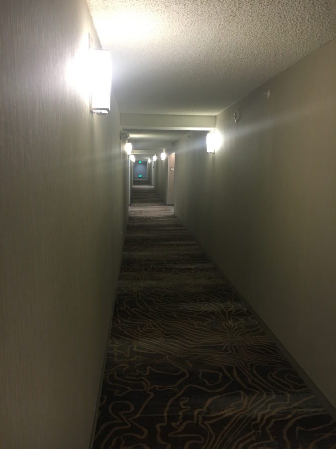 Hallways of the Homewood Suites Albuquerque Uptown