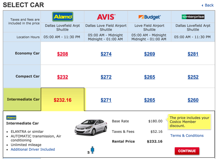 car rental best price