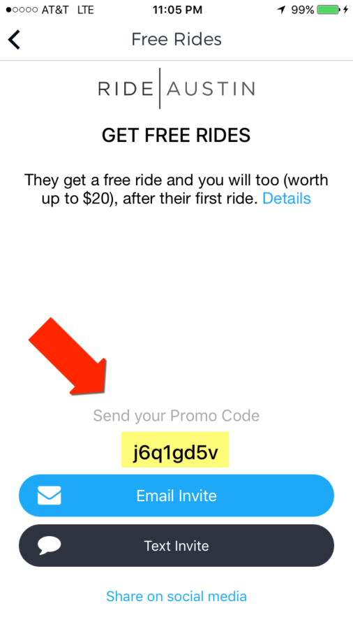 Get $20 off your first ride with Ride Austin