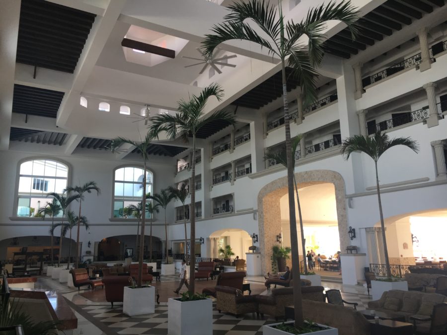Entrance of the Hyatt Zilara Cancun
