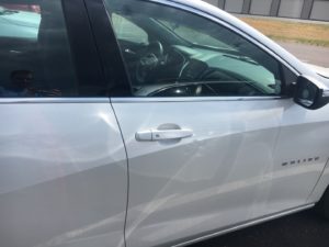 a car with a door open
