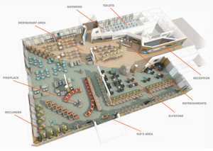 a floor plan of a room