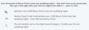 Hyatt Bonus Journeys promotion