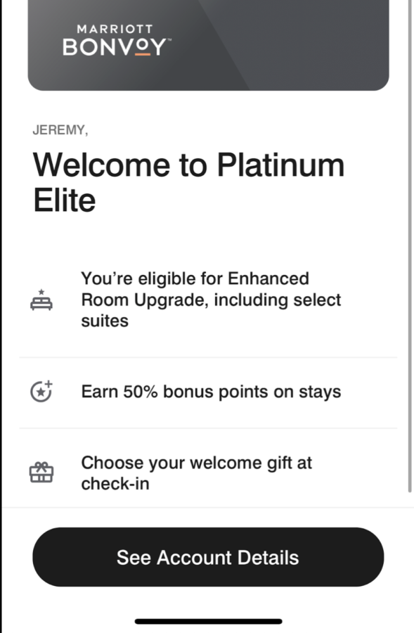 What Does Marriott Gold Status Get You FoundersCard Marriott status challenge: Platinum for 15 nights in 3 months